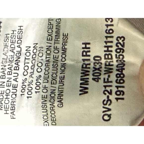 Wrangler Workwear Double Knee Cargo Khaki‎ Duck Canvas Pants Men's 40x30 - Picture 5 of 6